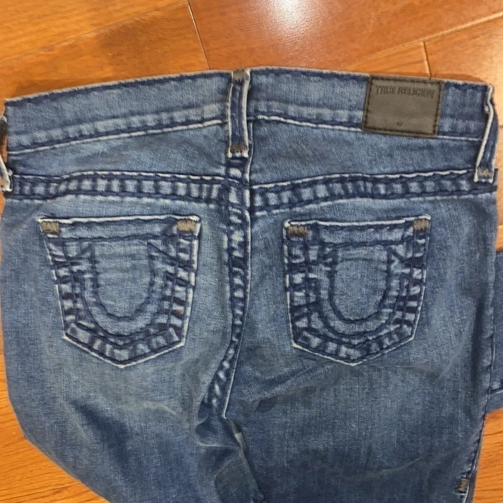 True Religion "Halle" Mid Rise super skinny Jeans Sz 25 - Picture 10 of 12